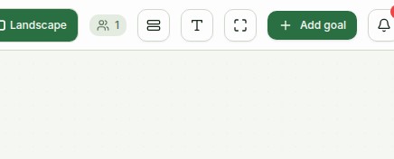 Detail of the map toolbar with the Readability button — the icon shows the level currently applied